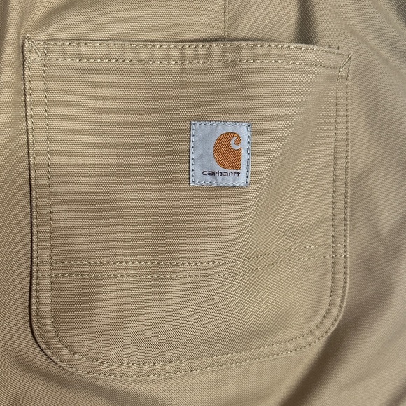 Carhartt Women's Rugged Professional Original Fit Cargo Work Pants Khaki Size 8 - Picture 3 of 9